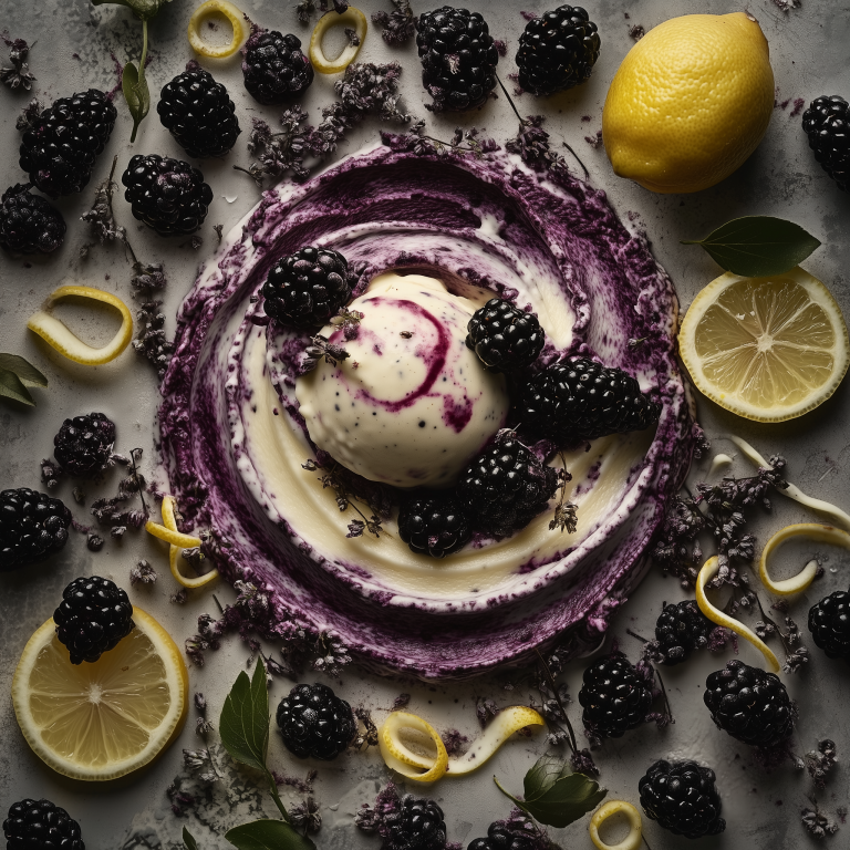 Blackberry & White Heather